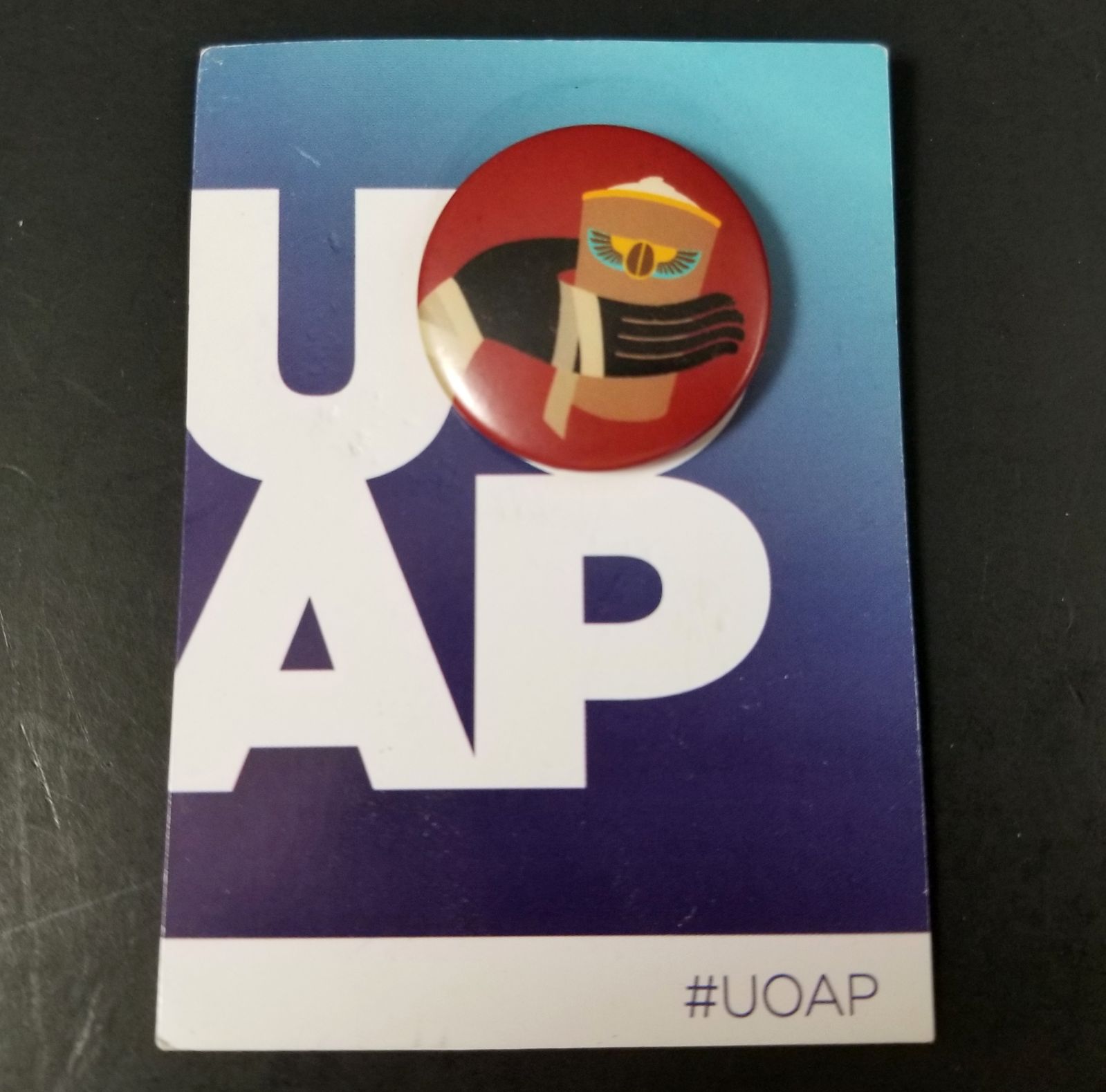Universal Orlando Annual Passholder Button MUMMY 2019 Imhotep Coffee Pin UOAP