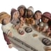 Jesus and His Twelve Disciples LAST SUPPER Original Art Clay Pottery folk art