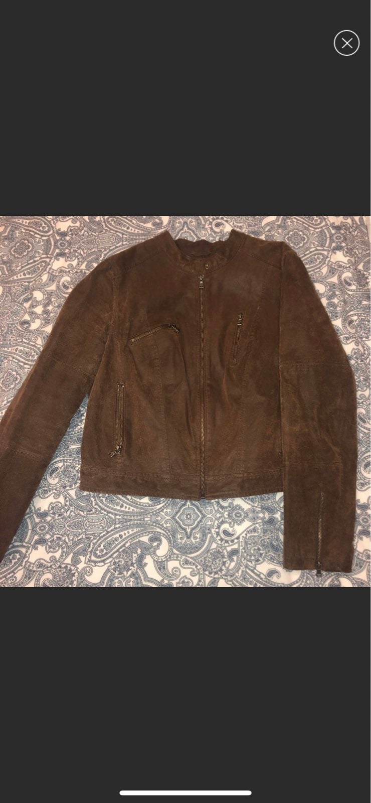 Levi Moto Jacket Genuine LeatherSuede
