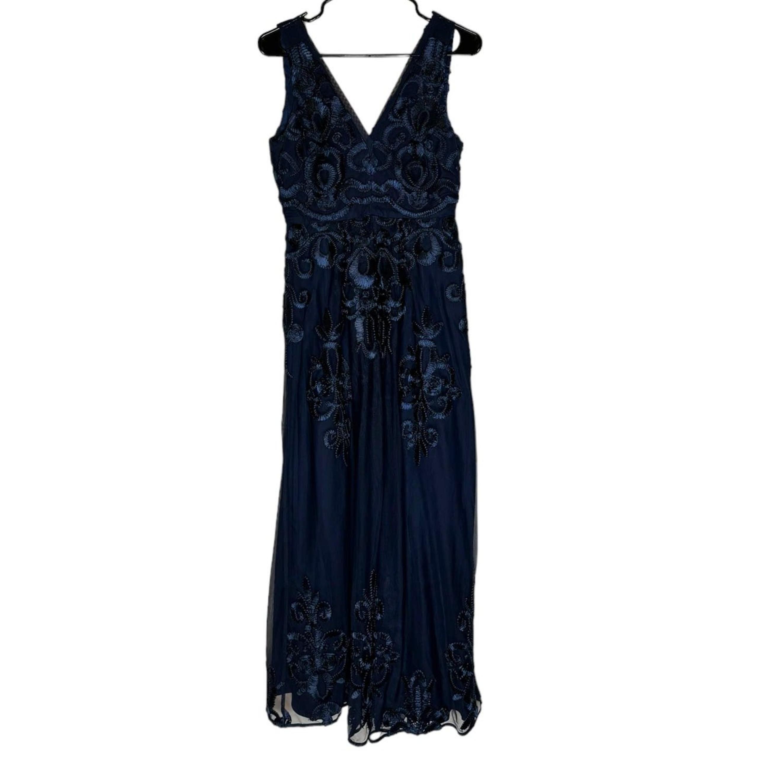 Belle Badgley Mischka Formal Dress Navy US Size 6