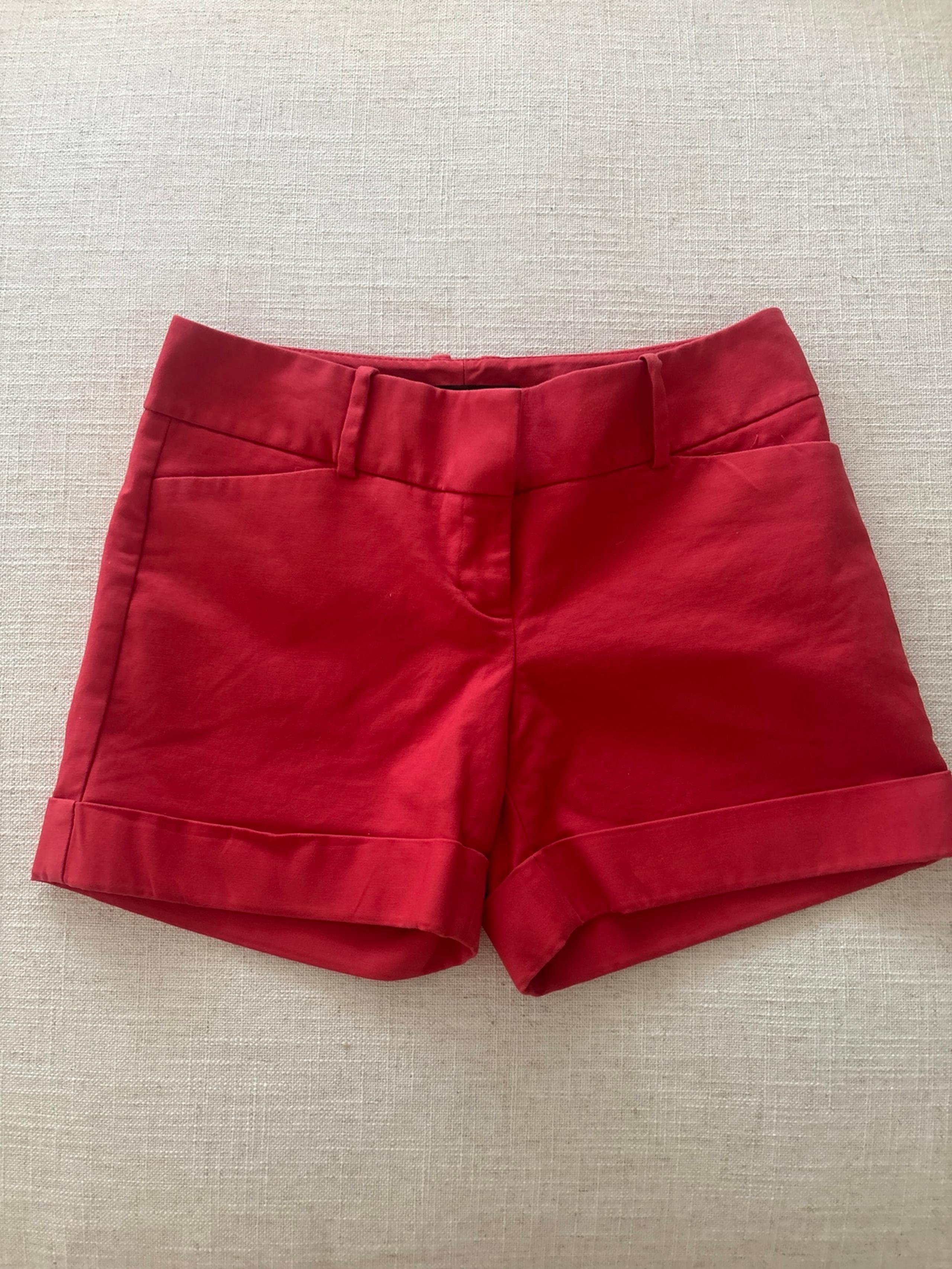 Women’s shorts- red- size 4