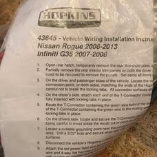 Hopkins Plug-In Simple! Wiring Kit Trailer Wiring Kit Part No 43645 Nissan Rogue
