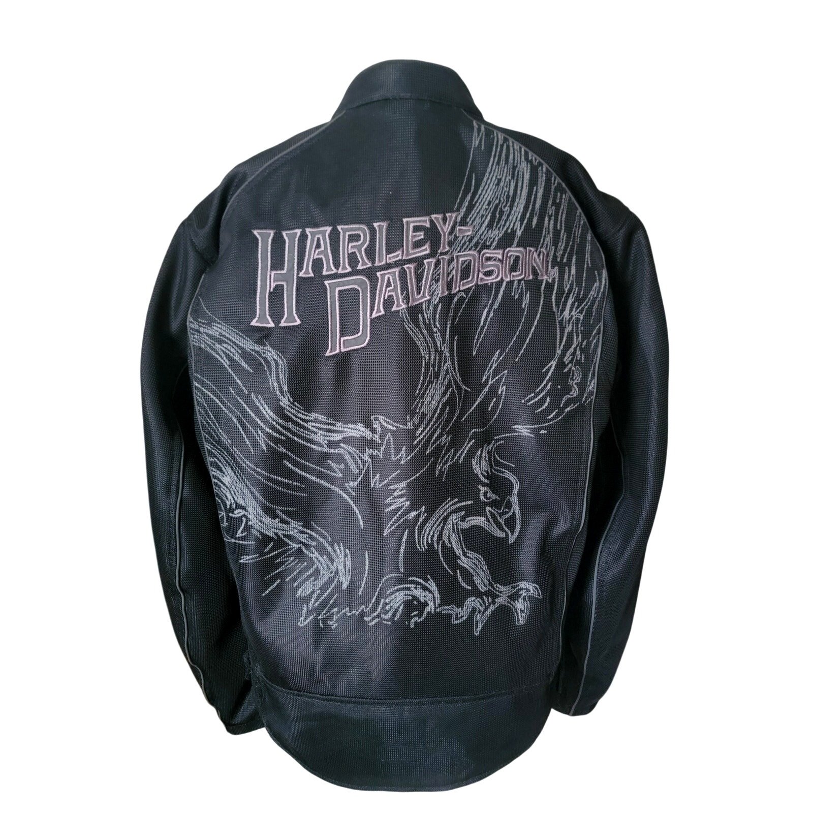Harley-Davidson Eagle Men’s Black Mesh Jacket Size M
