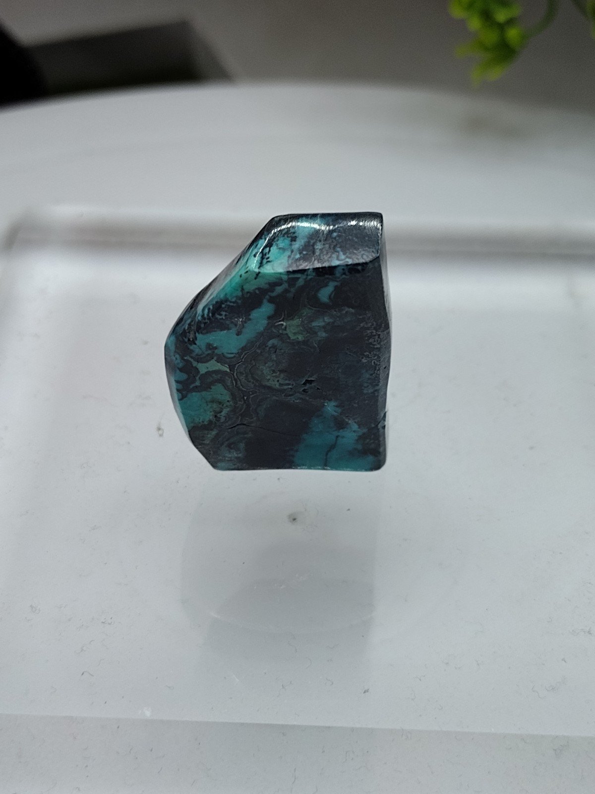 Spectacular Indonesian Chrysocolla And Gem Silica Display Specimen
