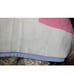 Vintage Multi-Colored Gingham Block Pattern Quilt Corduroy Sashing 81 x 82
