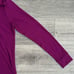 MICHAEL STARS Helen Snap Front Top Sz. XS Madison Brushed Jersey Berry Purple
