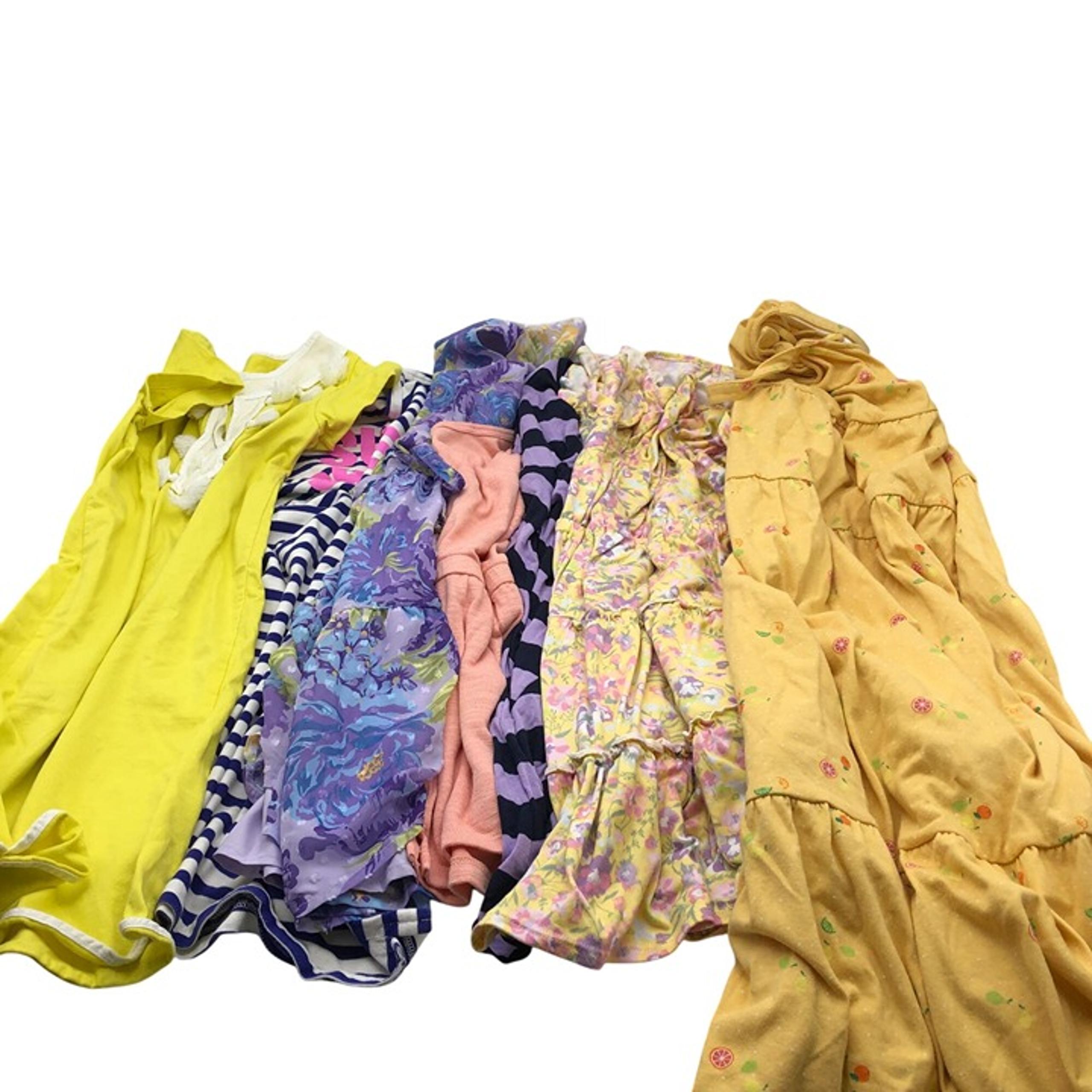 Girls Size L 10-12 Dresses BUNDLE Spring Summer Old Navy Cat & Jack Crewcuts Mix