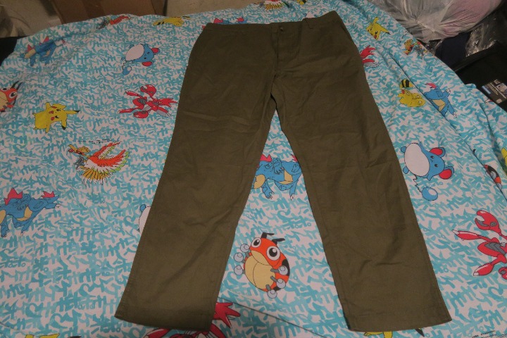 Eddie Bauer Top Out Ripstop Pant Spring Green Olive Drab Men's 40x30 Hiking