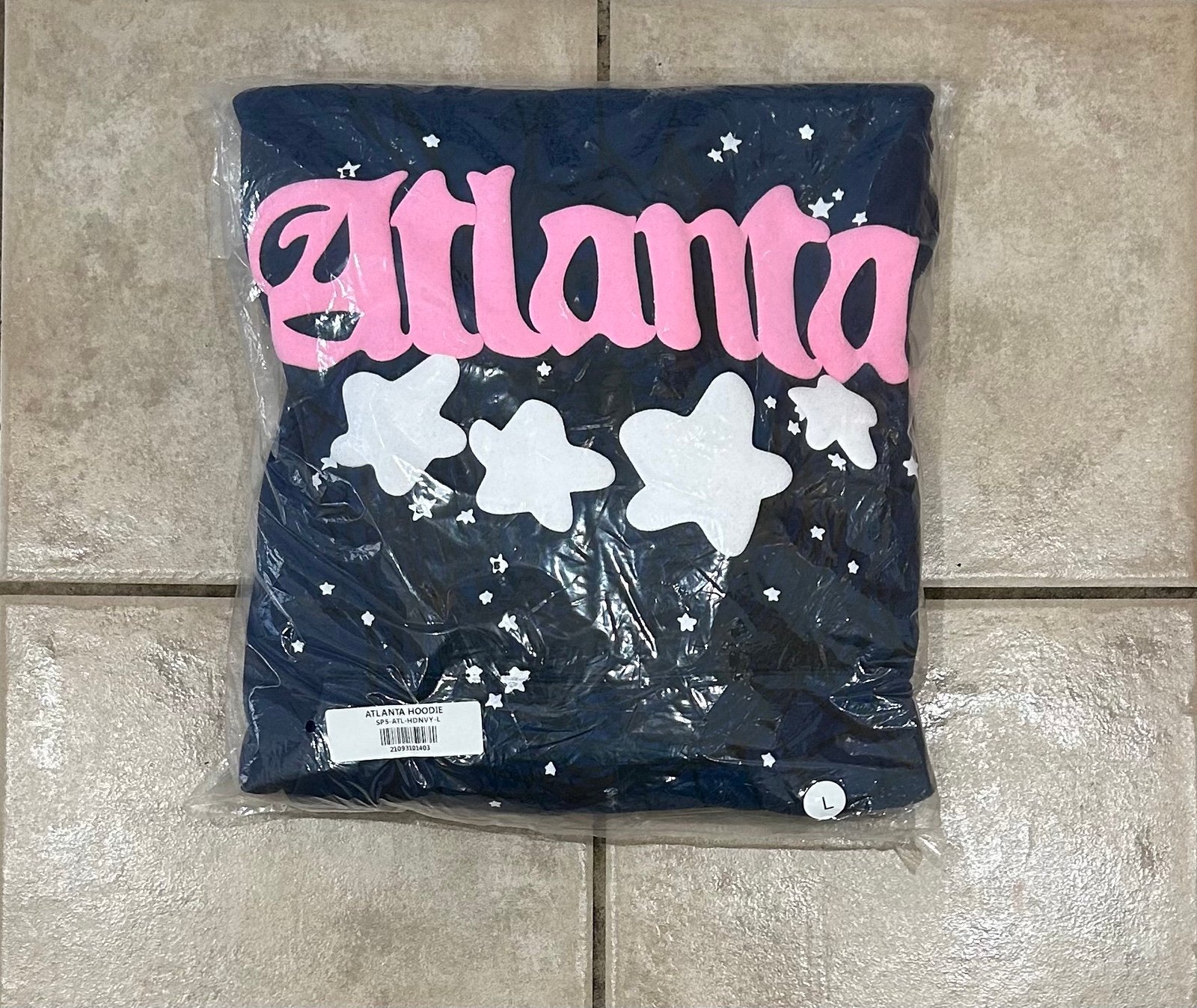 ATLANTA SP5DER HOODIE NAVY BLUE