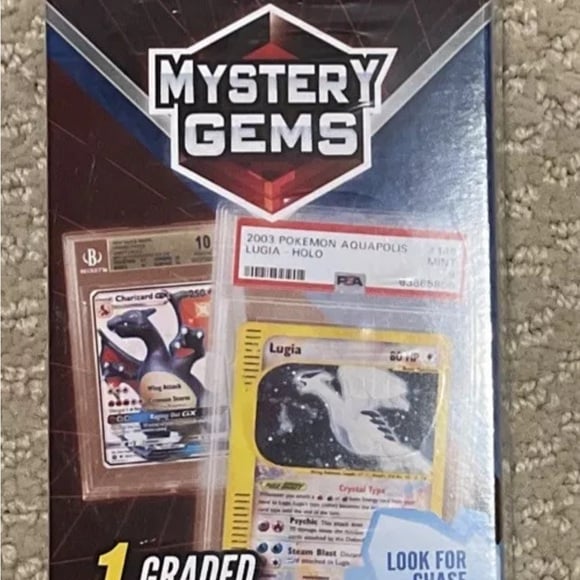 Pokemon Mystery Gems Graded Card - Factory Sealed - Possible PSA or BGS 10