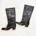 Frye 77231 'Jane' Dark Brown Antique tall Riding Heeled Boots Size 6.5