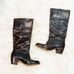 Frye 77231 'Jane' Dark Brown Antique tall Riding Heeled Boots Size 6.5