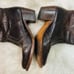 Frye 77231 'Jane' Dark Brown Antique tall Riding Heeled Boots Size 6.5