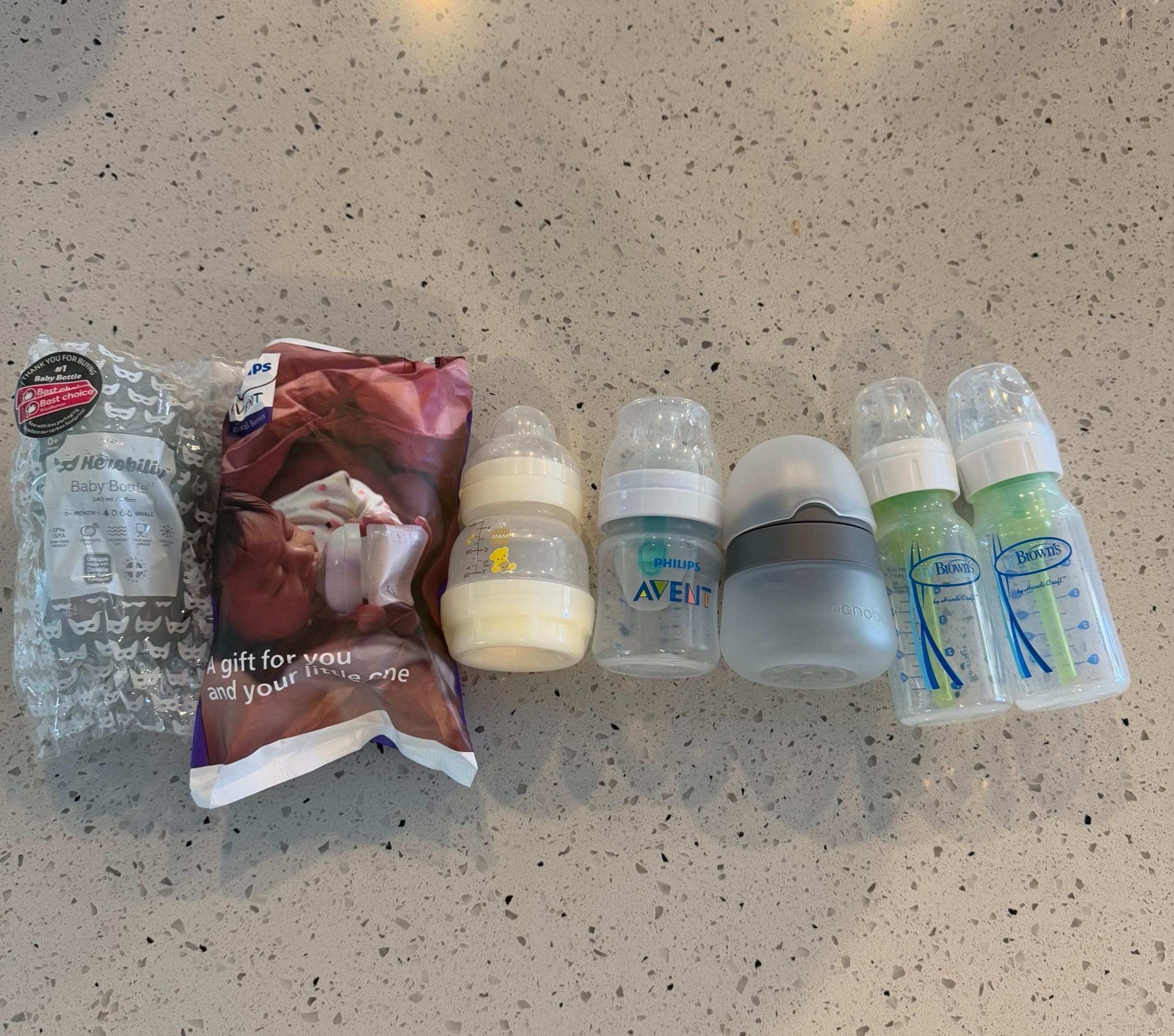 New baby bottles combo pack