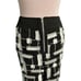 NWOT PRE SE by Carlisle 100% Wool Black Cream Eyelash Pleated Skirt Size 8