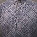 PreOwned Reyn Spooner Classic Hawaiian Print Blue 3/4 Button Men's Medium