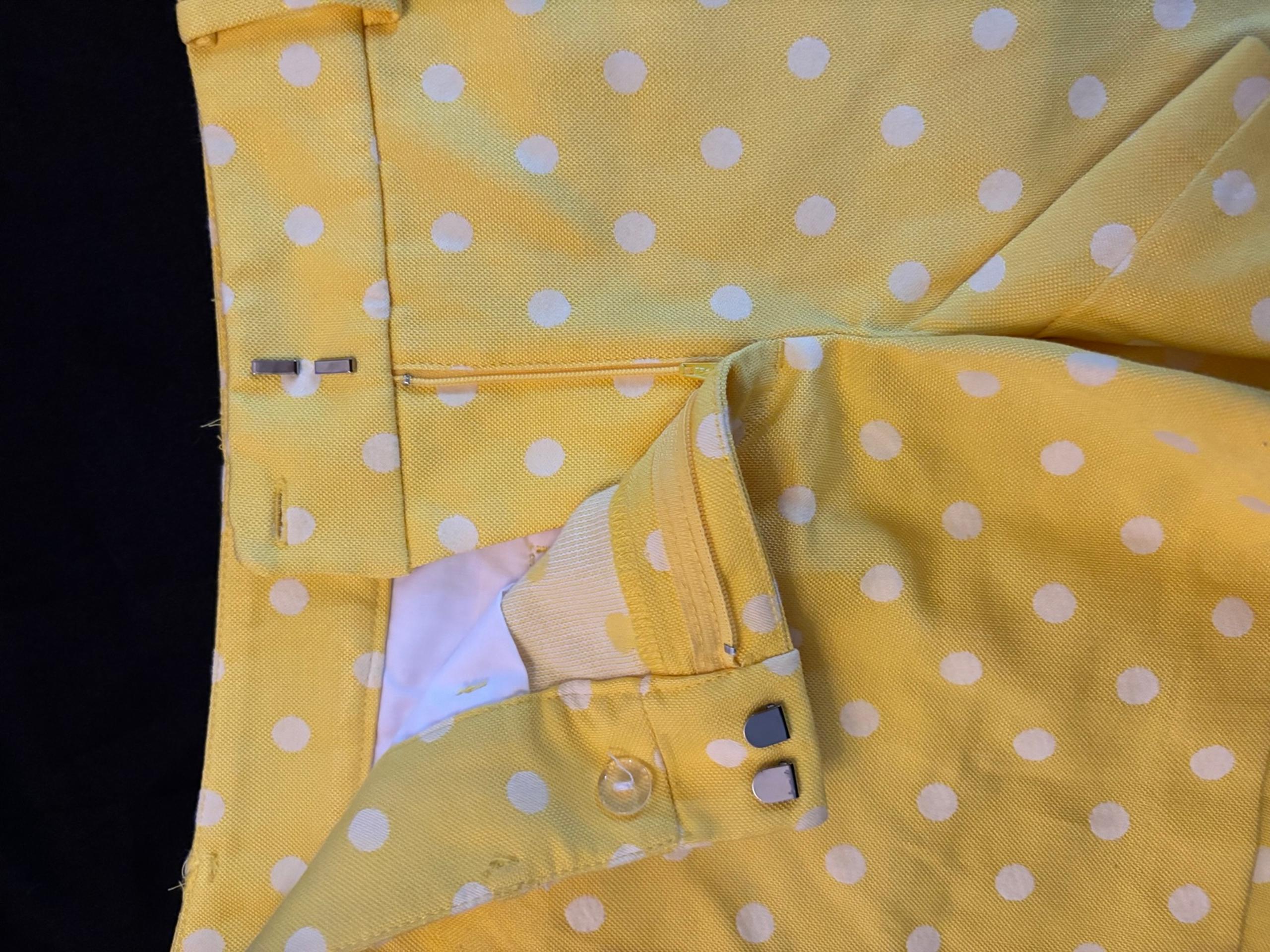 Yellow Polka Dot Ann Taylor Shorts