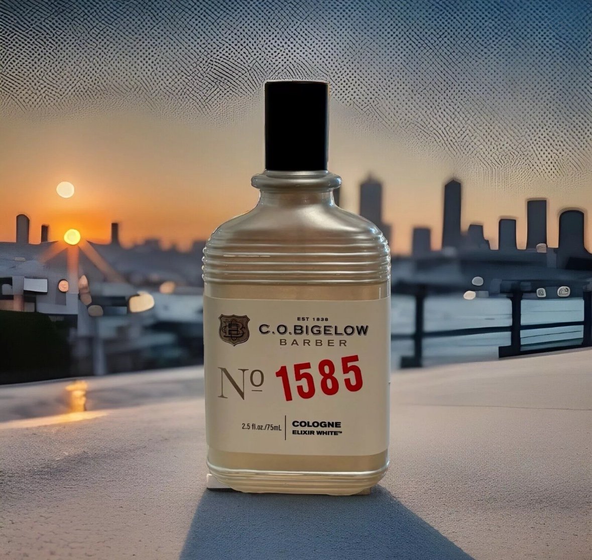 C.O. BIGELOW Barber No.1585 Elixir White 2.5oz/75ml Cologne Spray For Men- 75%
