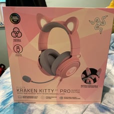 Razer Kraken kitty v2 PRO Quartz Edition interchangeable ears
