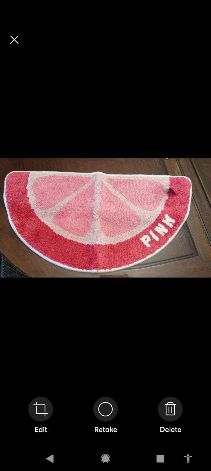 NWT VS Pink bath mat (limited edition)