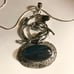 Labradorite Black Onyx 925 Sterling Silver Necklace