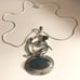Labradorite Black Onyx 925 Sterling Silver Necklace