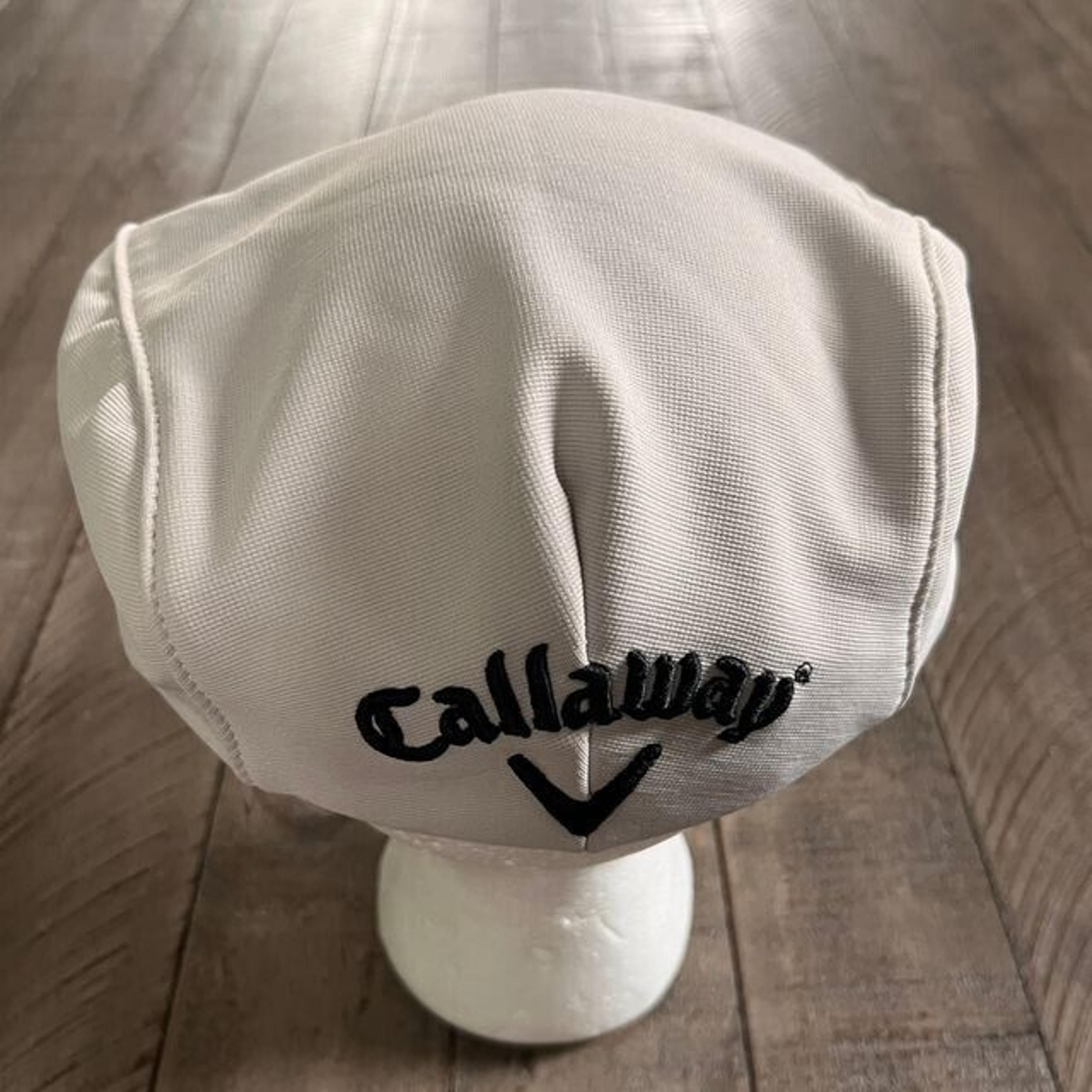 Callaway Newsboy Golf Cap Ivory Size S-M