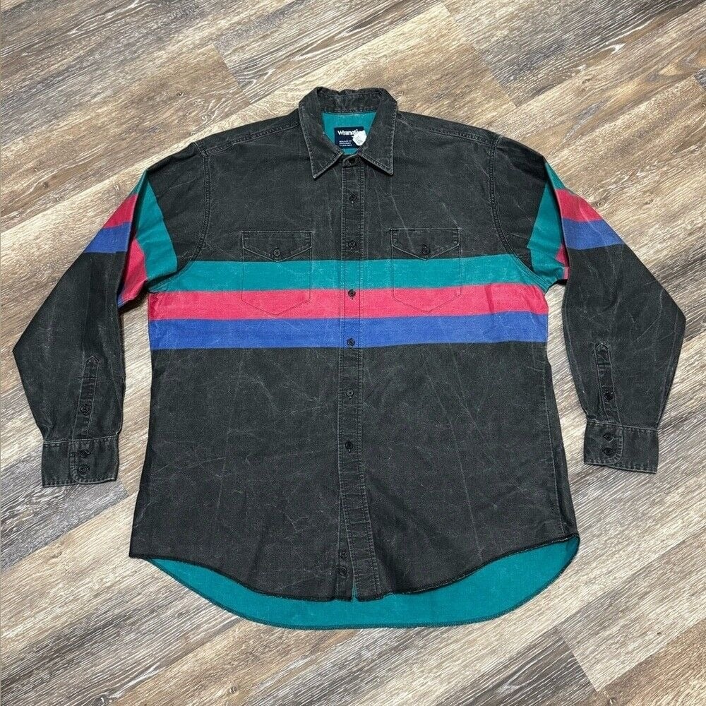 Vintage Wrangler Brushpopper Striped 18-35