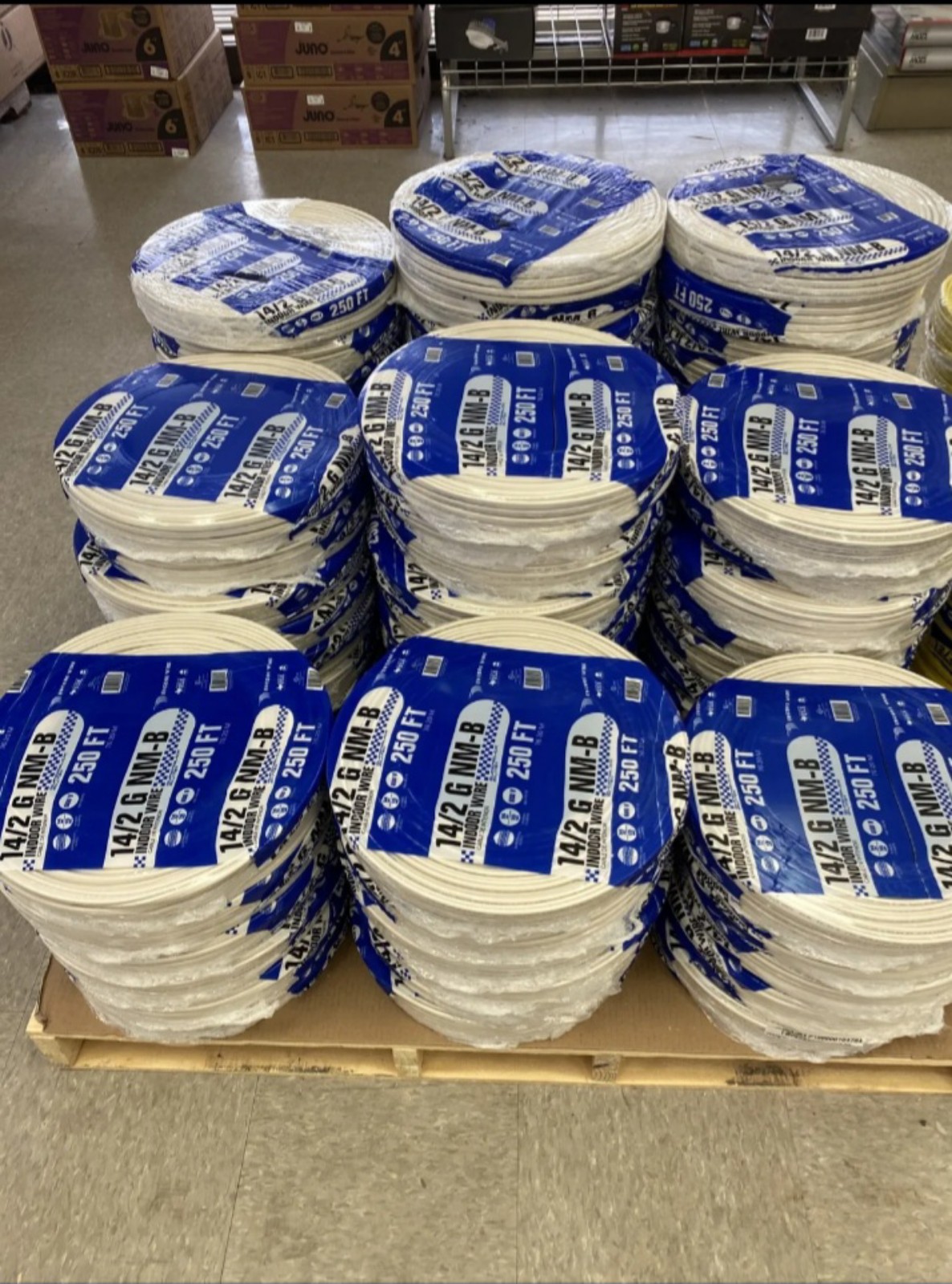 Cable 14/2 250 ft electric wire encore wire romex