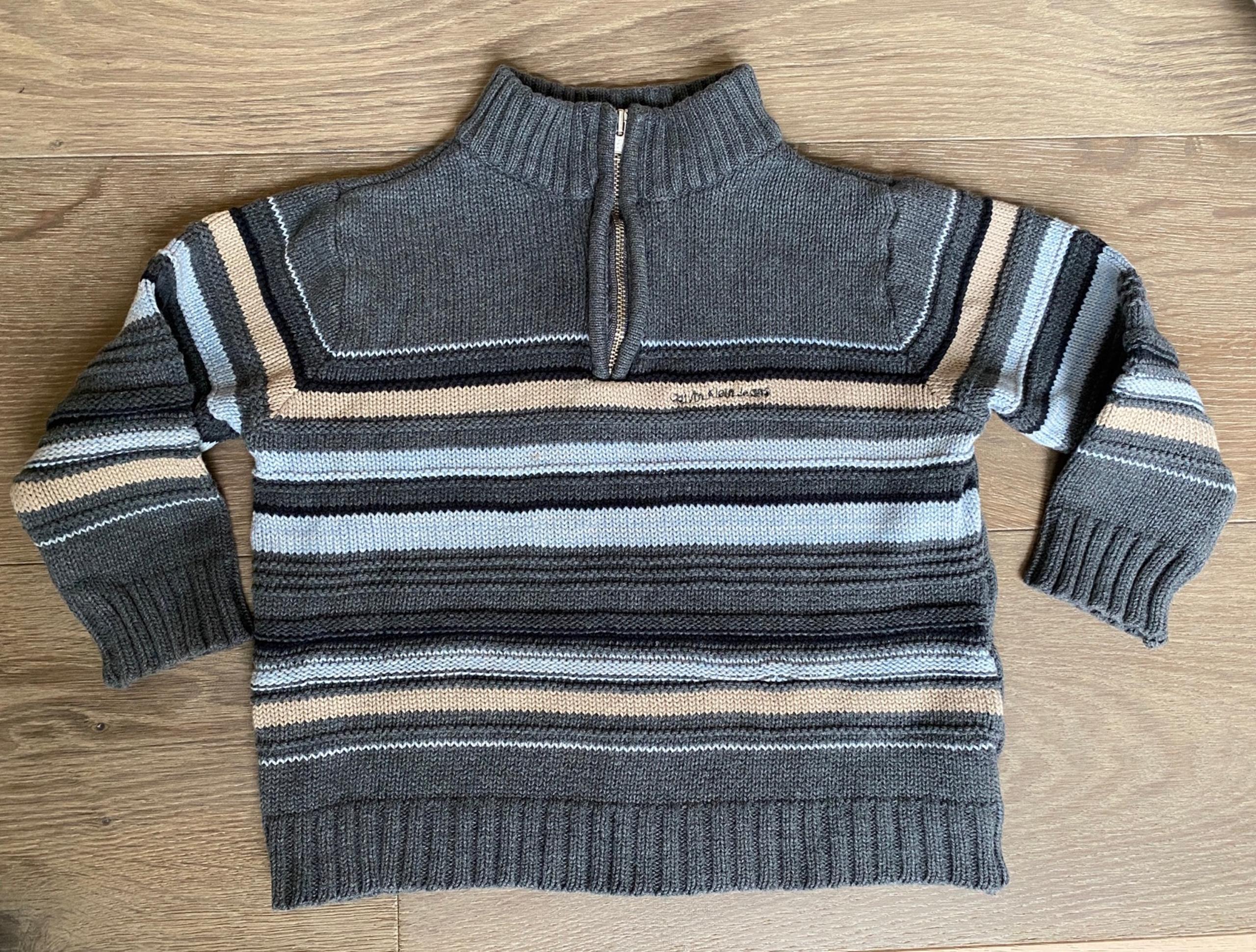 Calvin Klein 100% Cotton Knit Sweater 2T