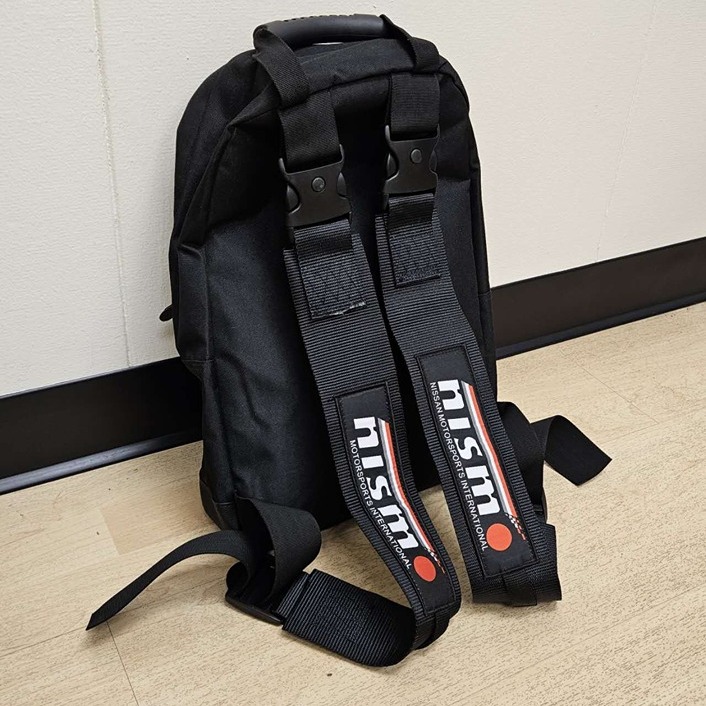 New Nismo Racing Black Harness Detachable Adjustable Shoulder Strap Backpack