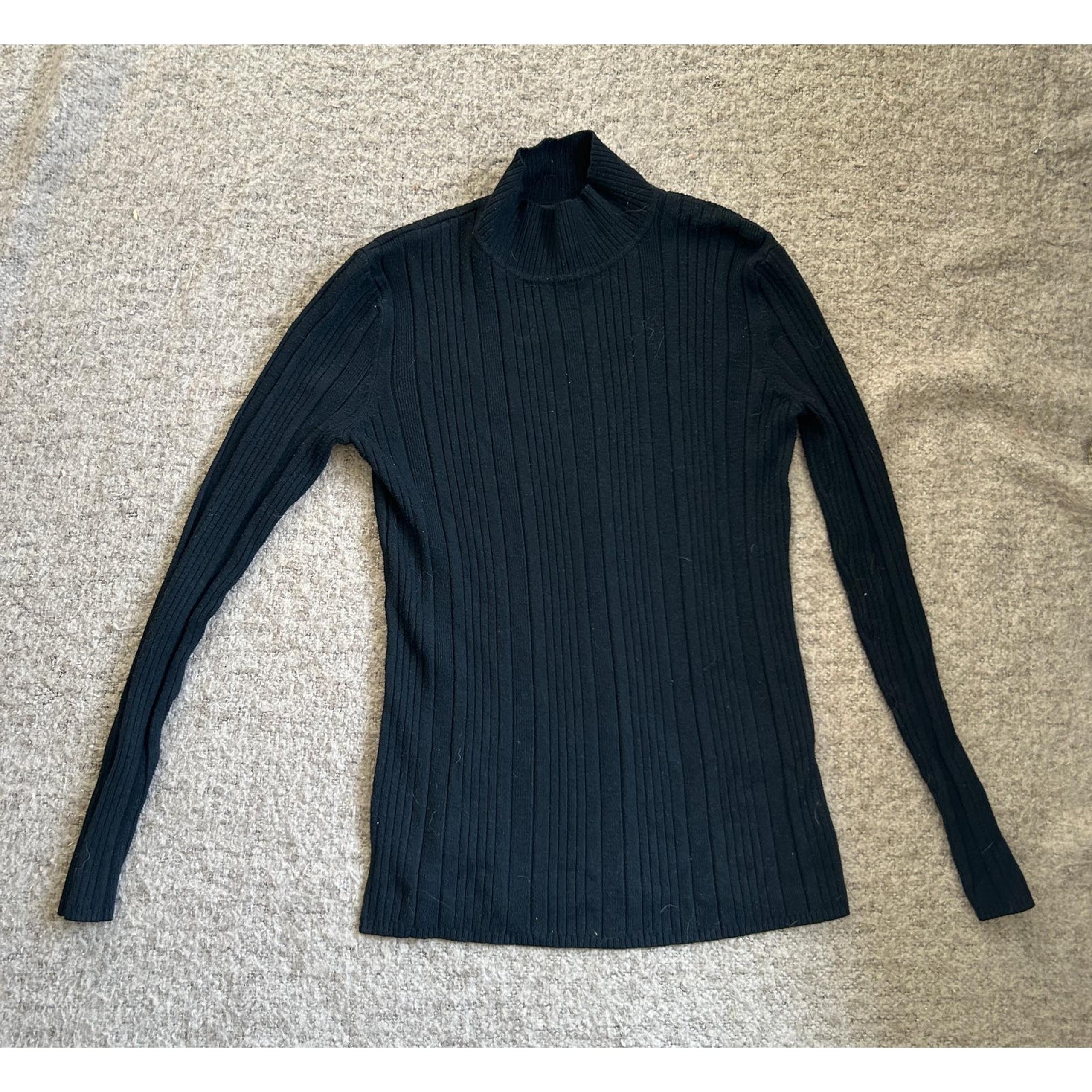Mossimo Black Mockneck Sweater | Size Medium