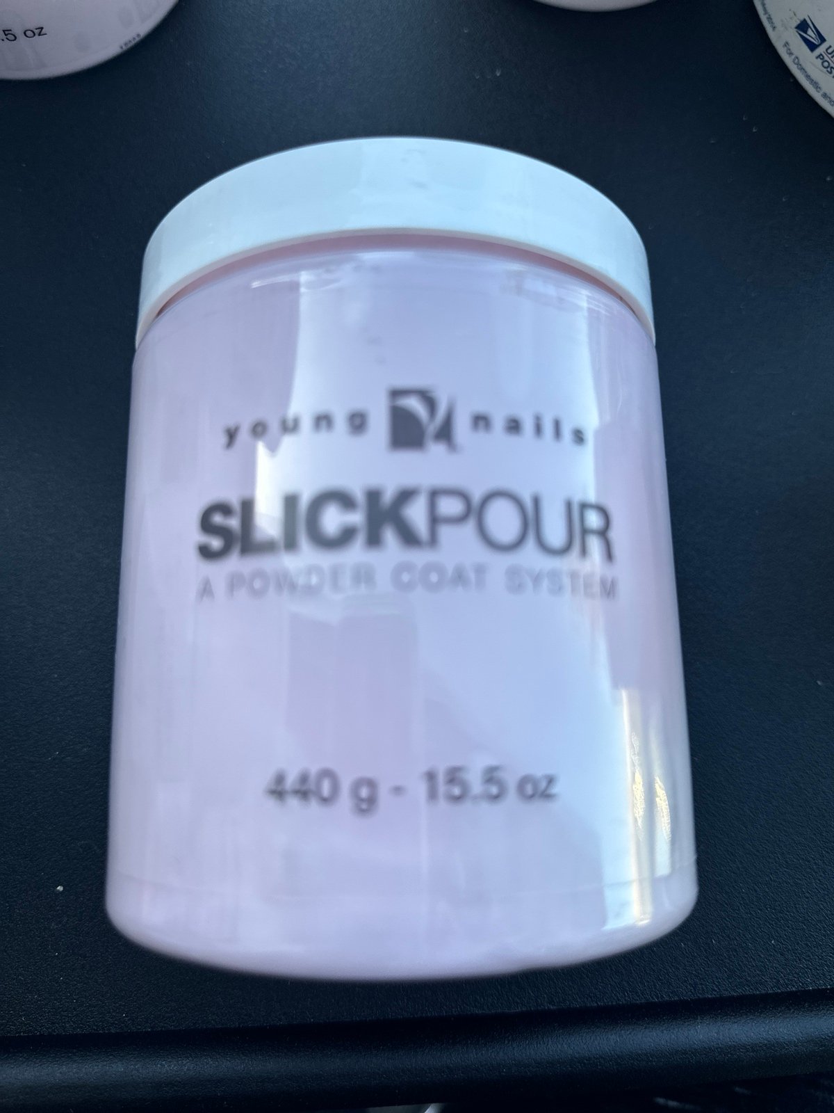Young Nail Slick Pour Dip Powder - Girl Gang Dark Pink NEW - Large size 15.5 oz