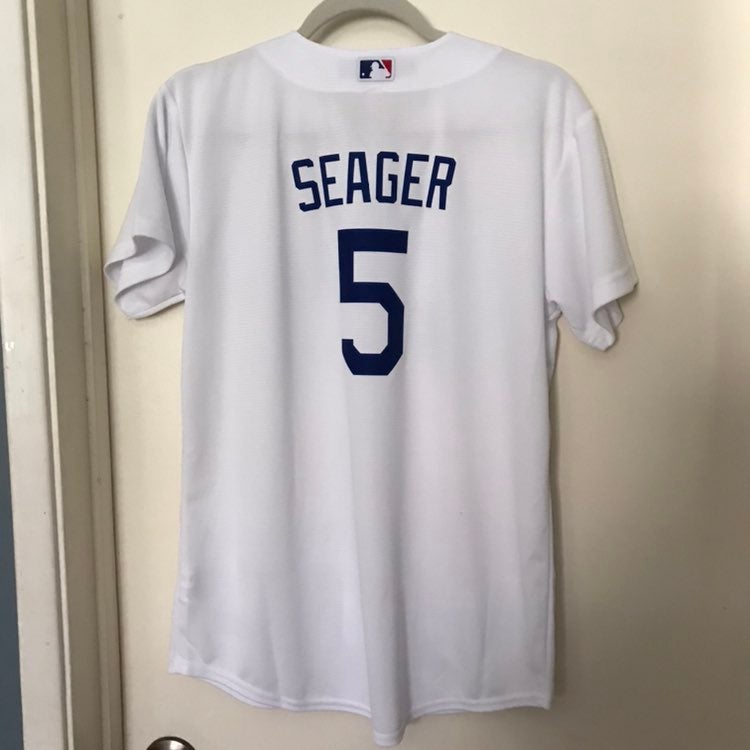Nike Youth Los Angeles Dodgers Seager White Jersey
