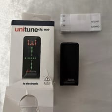 TC electronic unitune clip noir guitar/bass tuner