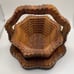 The Wooden Basket Co. Hand-carved Collapsible Wooden Basket (Very Unique Piece)