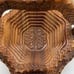 The Wooden Basket Co. Hand-carved Collapsible Wooden Basket (Very Unique Piece)