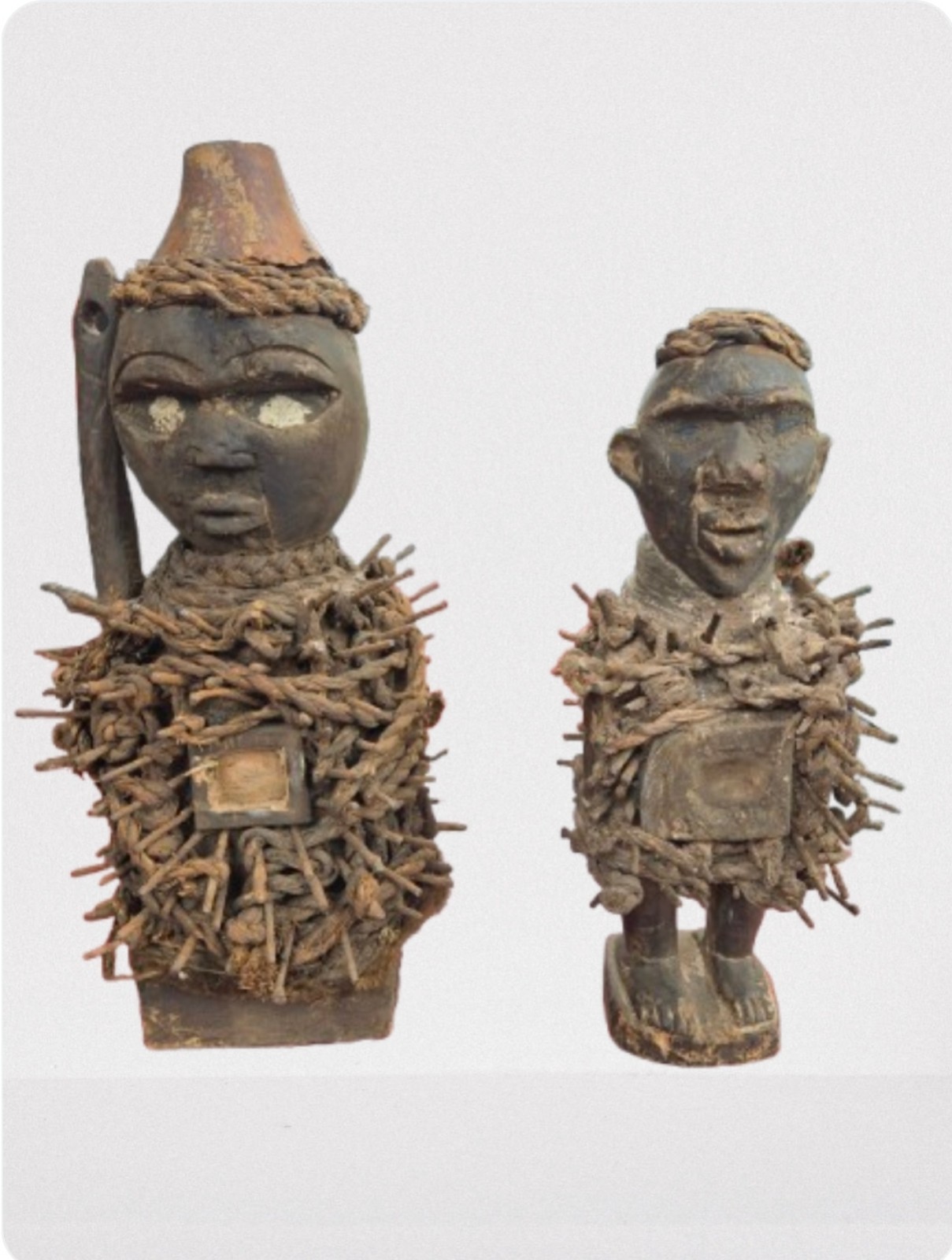 African art .Nkisi nails fetish