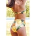 NWOT ANTHROPOLOGIE One-Shoulder Bikini Top & High-Waisted Bottoms in Pina Colada