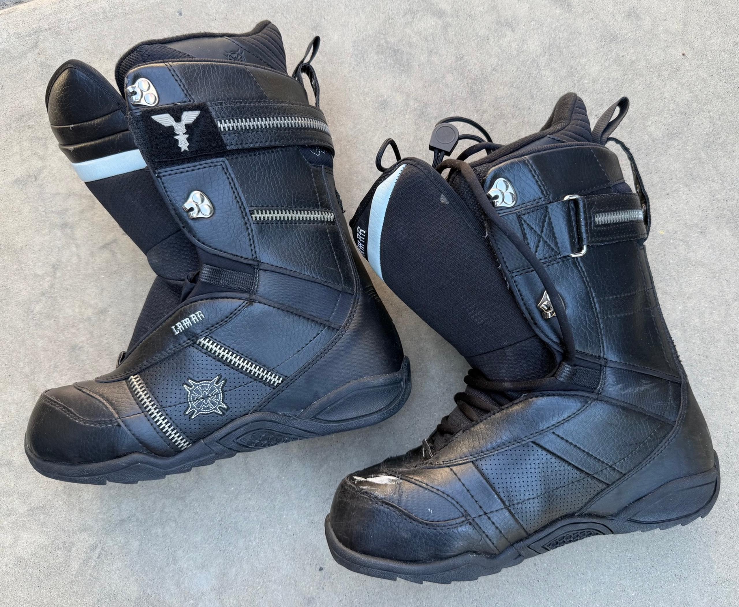 Lamar Justice Snowboard Boots Size 10 Men’s Snowboarding