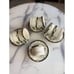 MIKASA VINTAGE FINE CHINA SPRING LYRIC CUPS AND SAUCERS, 7 PERSONS #L3107