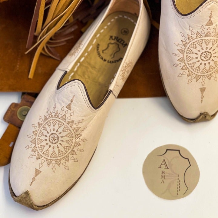 Handsewing 100% Anatolian Leather Indoor&Outdoor Shoes