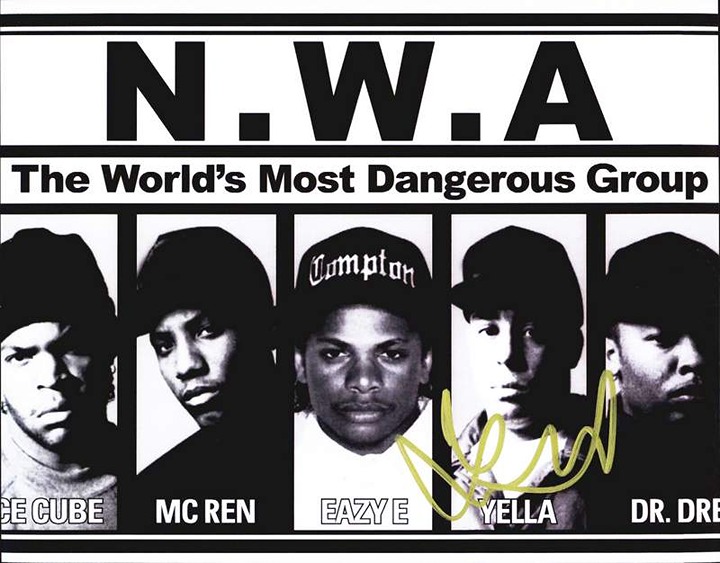 N.W.A. Dj Yella authentic signed rap 8x10 photo A0003 DjYRap8x10PartOBY0003