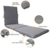 Bossima Outdoor Chaise Lounge Chair Cushion (Olefin Yellow)
