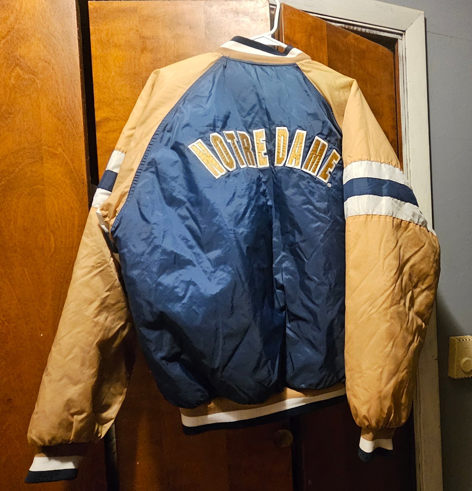 Notre Dame reversible jacket coat
