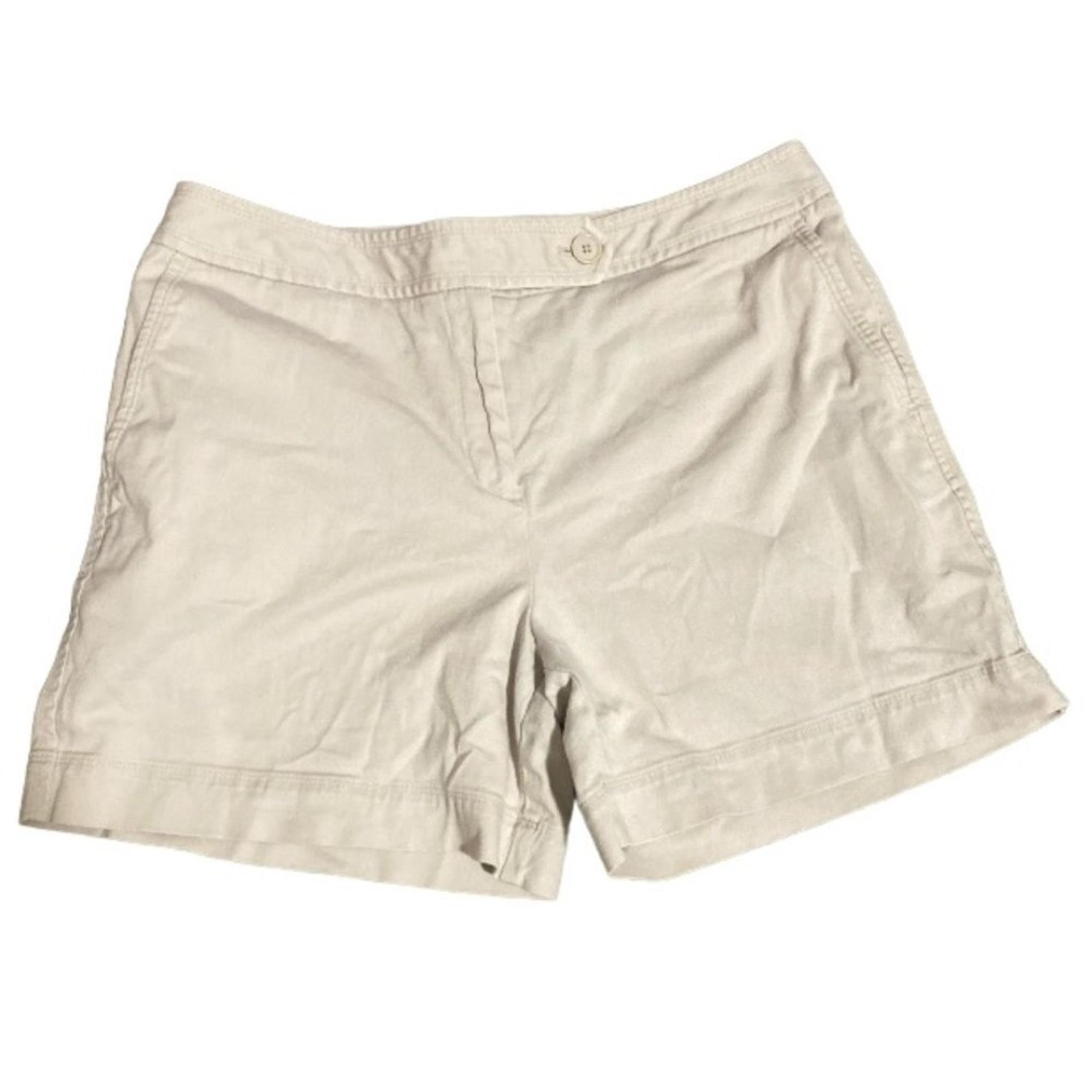 Ann Taylor Khaki Mid Thigh Length Bermuda Shorts - Size 10
