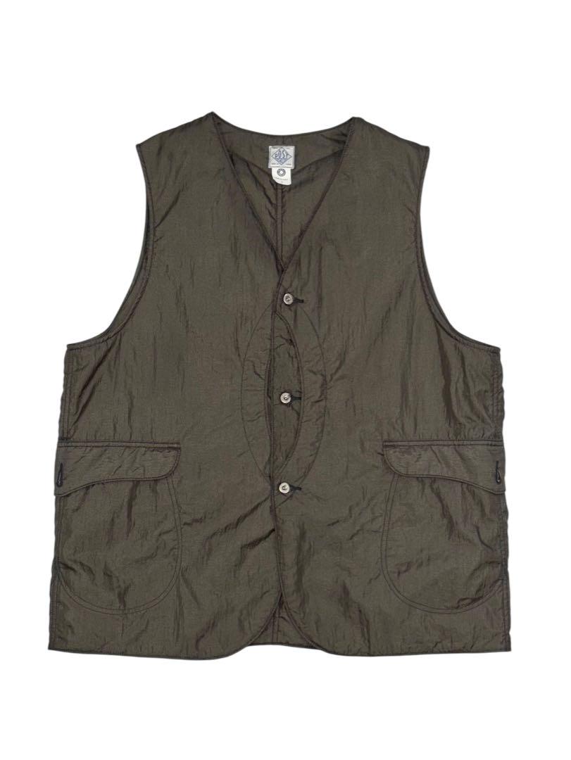 Post O'Alls Royal Traveler Nylon Vest Olive Quilted