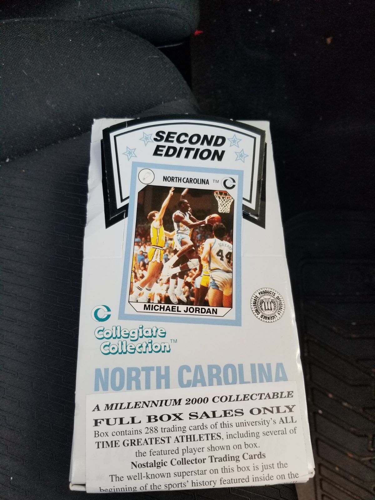 1989 north Carolina cards hole box