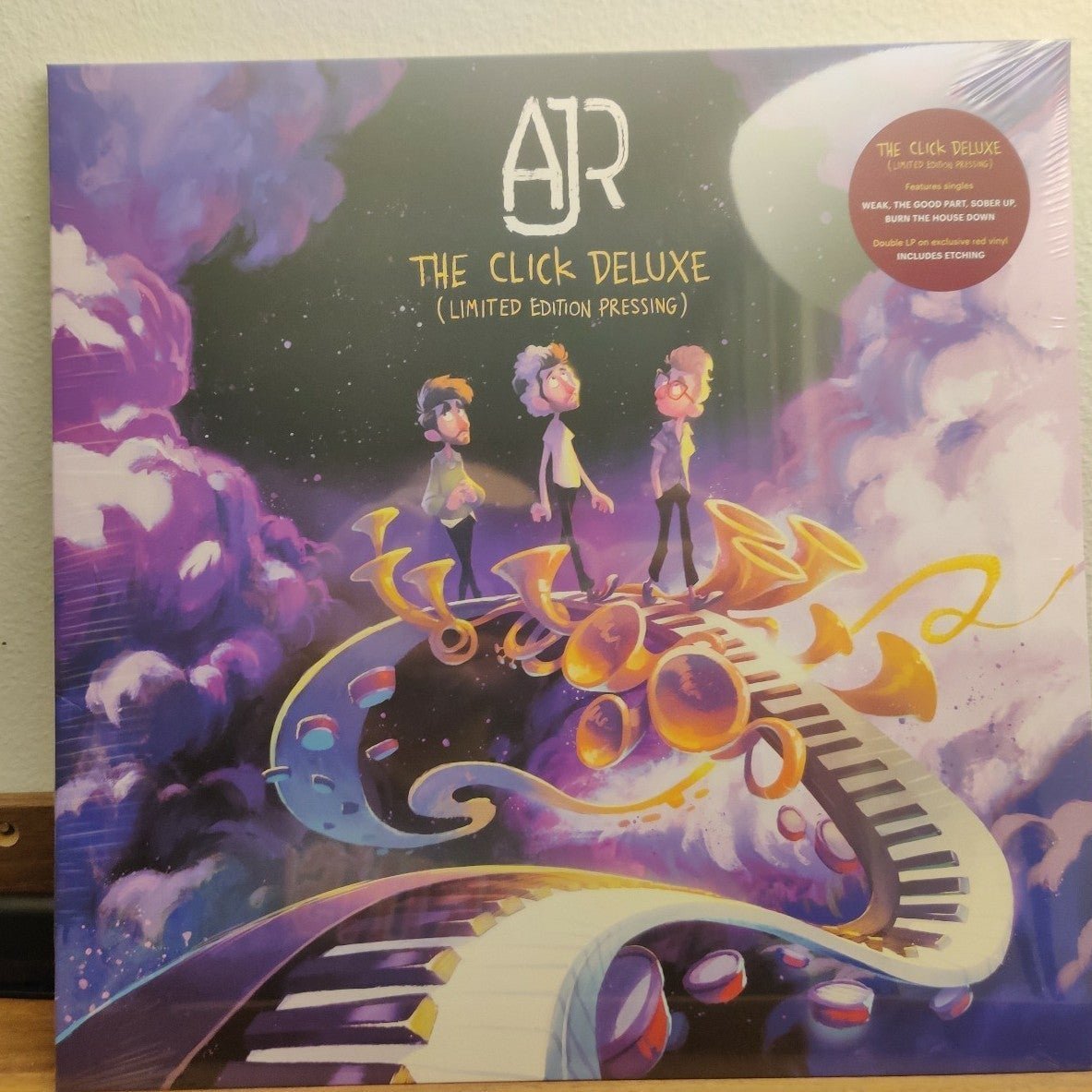 AJR - The Click Deluxe 2xLP Webstore Exclusive Red vinyl