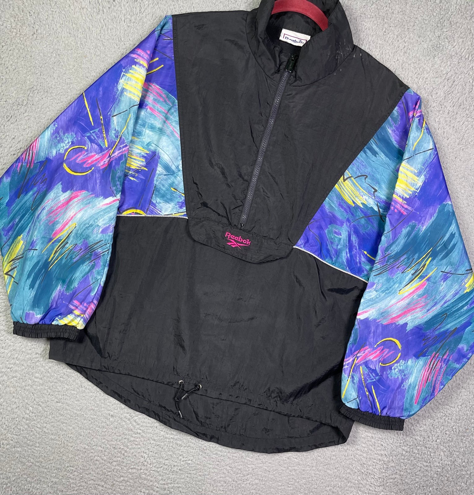 Vintage 90s Reebok windbreaker pullover